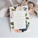 Search for navy and pink wedding invitations Modern