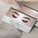 Search for eyelash business cards Makeup artist