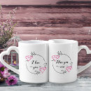 Search for i love you more mugs typography