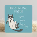 Search for siamese cat birthday cards Humor