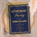 Search for navy farewell party invitations Modern