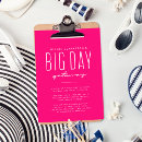 Search for hot pink bachelorette party invitations Girls weekend