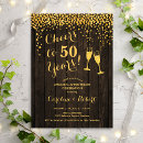 Search for cheers to 50 years invitations 50th anniversary