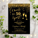 Search for cheers to 50 years invitations Elegant