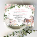 Search for pink farm invitations It's a girl