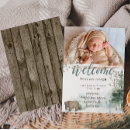 Search for woodland birth announcement cards Girl