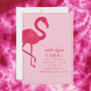 Search for pink flamingo birthday invitations Bright
