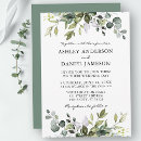 Search for woodland wedding invitations Sage green