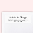Search for return address weddings black and white