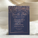Search for rose gold save the dates Typography