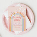Search for pastel rainbow baby shower invitations Pink