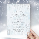 Search for winter wonderland sweet 16 invitations modern