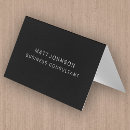 Search for professional business cards black
