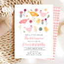 Search for chicken birthday invitations Little chick