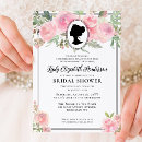 Search for floral bridal shower invitations blush pink