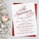 Search for 40th anniversary invitations ruby anniversary weddings