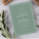 Search for green and black wedding invitations Modern
