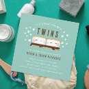 Search for twins baby shower invitations couples
