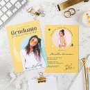 Search for yellow invitations graduate