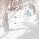 Search for dusty blue rsvp cards Blue and white