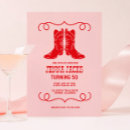 Search for red cowgirl invitations For her