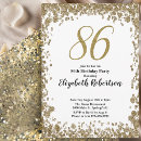 Search for 86th birthday invitations Modern