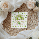 Search for shamrock napkins Green and gold