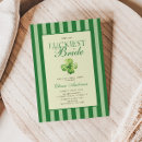 Search for irish bridal shower invitations Lucky in love