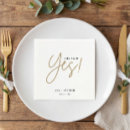 Search for she said yes napkins Calligraphy