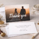 Search for double sided thank you cards Script lettering