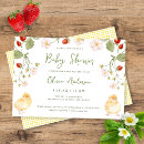 Search for chick baby shower invitations Yellow