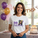 Search for fabulous 50th birthday party clothing Purple