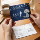 Search for babys breath invitations Navy blue