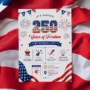 Search for freedom invitations 250th anniversary usa