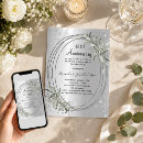 Search for diamond wedding anniversary invitations Greenery