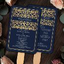 Search for royal blue wedding programs Floral