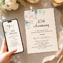 Search for 25th anniversary invitations Elegant