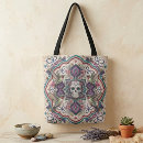 Search for sugar skull tote bags Floral
