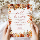 Search for bridal shower invitations Fall in love