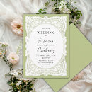 Search for lace wedding invitations Vintage