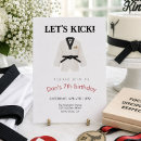 Search for taekwondo birthday invitations Martial arts
