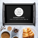 Search for branded serving trays Your logo here