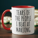 Search for mahjong mugs Funny