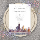 Search for chicago skyline invitations Classic