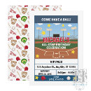 Search for softball birthday invitations Team