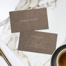 Search for suede business cards Elegant