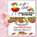 Search for backyard bbq birthday invitations Grill