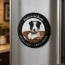 Search for pet memorial magnets Black and white