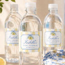 Search for lemon water bottle labels Italian