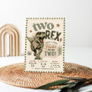 Search for two rex birthday invitations Boy 2nd birthday